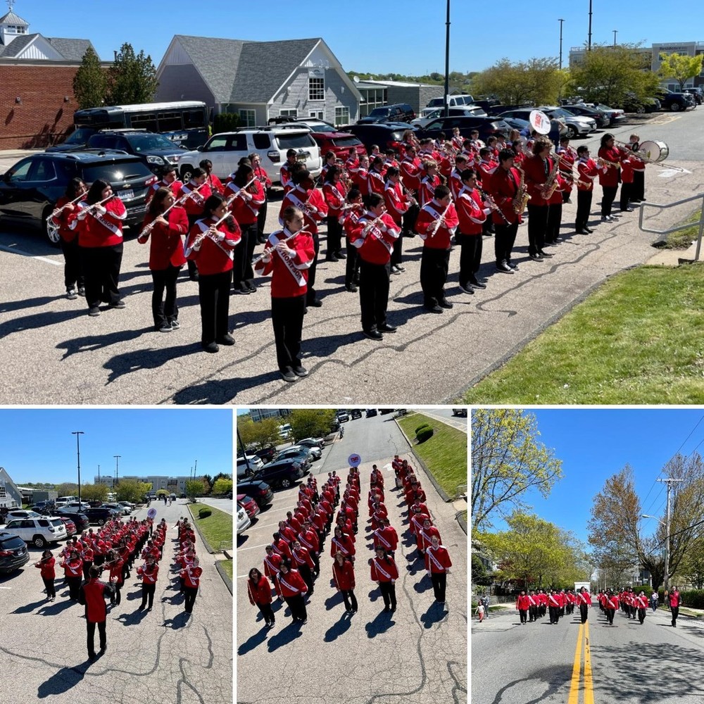Thompson And Rogers Bands Participate In Aquidneck Island National Police Parade