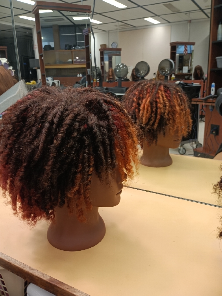 Finished Coils and Creative Haircolor ❤️